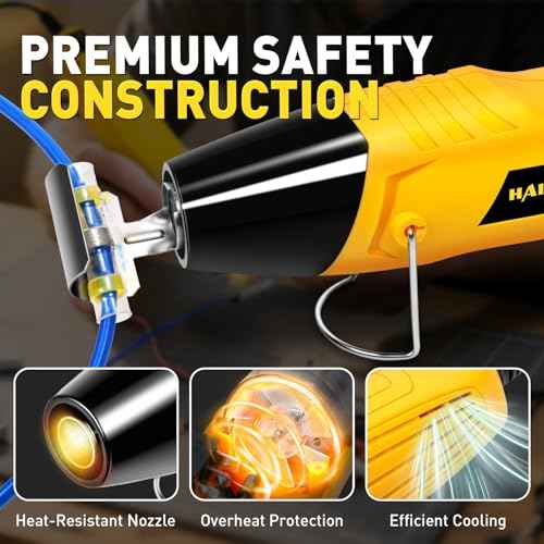 haisstronica 620 PCS All in One Set with Solder Seal Wire Connectors,3:1 Heat Shrink Tubing and Heat Gun,Solder Sticks Wire Terminals Electrical Connectors for Automotive, Marine, Trailer Wiring