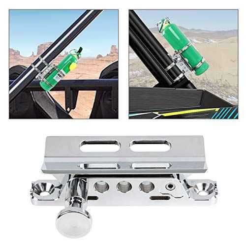 Quick Release Roll Bar Fire Extinguisher Mount Holder Bracket Compatible with for Jeep Wrangler Gladiator Ford Bronco UTV Polaris RZR Ranger Can-Am Maverick ATV Fire Extinguisher Mount