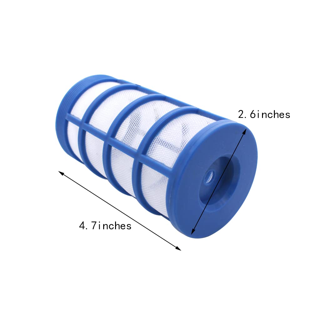 Zhitaoxun 6 Pcs Copper Anode Replacement Kit Solar Pool Replacement Copper Anode,4.13 x 0.71 Inch Threaded M6,Includes Copper Anode, Threaded Basket,Spring,Wing Screw