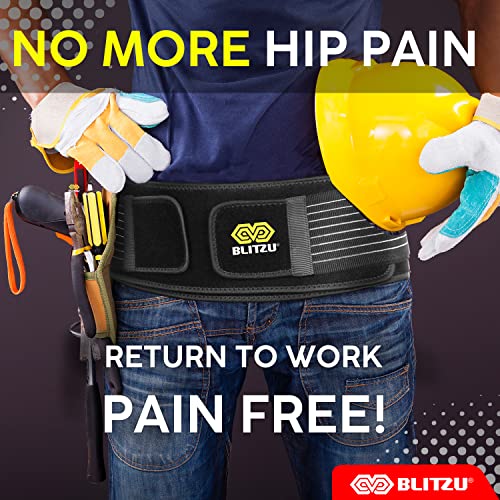 Sacroiliac Hip Belt for Women and Men, Waist Trochanter Brace that Eases Sciatic, Chronic Lower Back Pelvic, Leg and Sacral Nerve Pain Caused by Si Joint Dysfunction L-XL