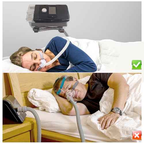 Wall Mount Shelf for AirSense 10 CPAP Machine ? Includes Mask Hook & Hose Hanger ? Space-Saving Bedside Organizer, Easy to Install ? Durable CPAP Accessory