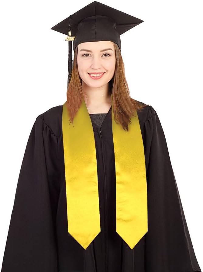 Graduation Stole Graduation Sash Unisex Adults Class of 70'' Stoles for Academic and Choral Ceremony