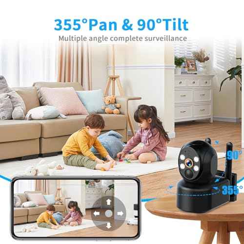 2K Solar Security Camera Wireless Outdoor,WiFi Cameras for Home Security Battery-Powered,Compatible with Alexa,360¡ÆPTZ Full Color Night Vision,PLR Alarm,2-Way Audio,Cloud/SD Storage