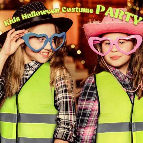 Zhanmai Kids Safety Vest Bulk High Visibility Reflective Construction Vest with Strips Neon for Traffic Child Outdoor