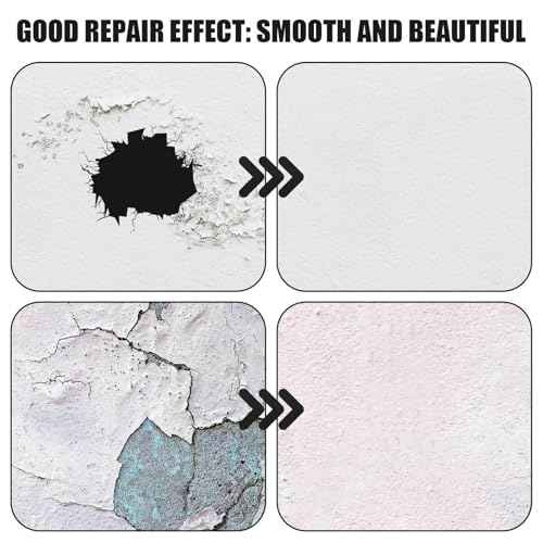 4pcs Drywall Patches, 8x8 Inch Self Adhesive Wall Hole Repair Patches Dry Wall Patch Repair Kit Screen Patch Repair Kit for Broken Walls Repairing or Ceiling Filler