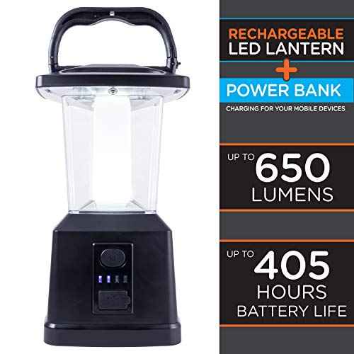 Enbrighten LED Camping Lantern, Battery Powered, Carabiner Handle, Hiking Gear, Emergency Light, Tent Light, Lantern Flashlight for Hurricane, Emergency, Survival Kits, Fishing, Home and More