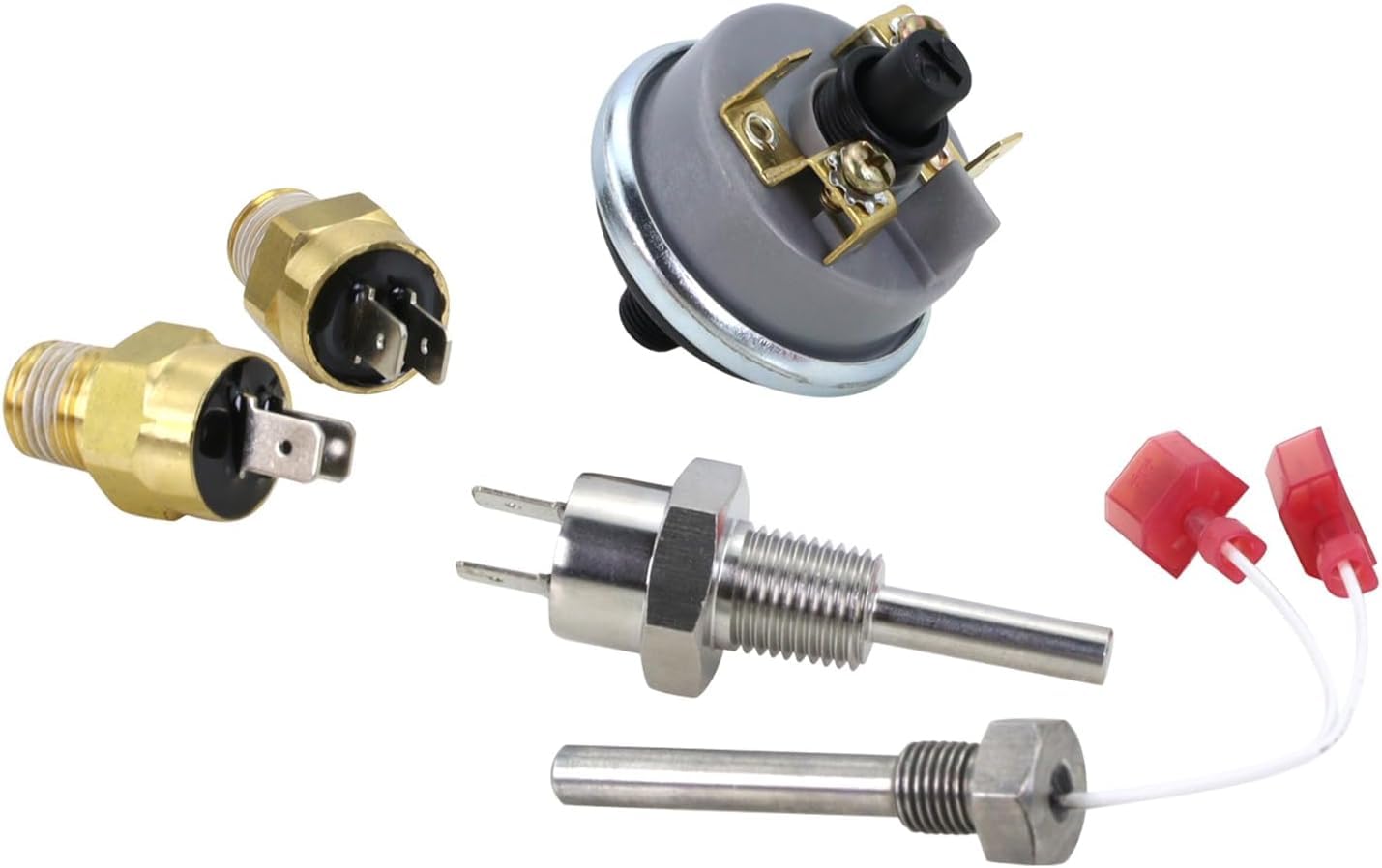 Pool Heater Repair Kit Includes Stack Flue Sensor, Thermistor & Switch for Pentair MasterTemp & Max-E-Therm Pool Heaters Replace# 42002-0024S, 42001-0053S, 42001-0060S, 42002-0025S, 42001-0063S