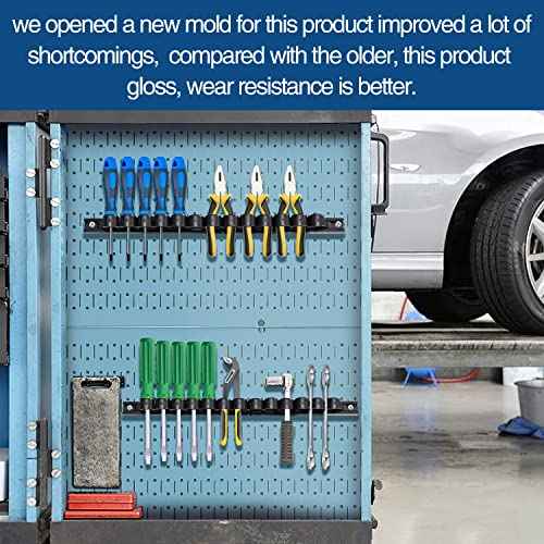 3-H Screwdriver Organizer,6 Pack Screwdriver Holder,Tool Holder,Tool Organizer Wall Mount for Wrench Plier Screwdriver Organization for Craftsman Gift