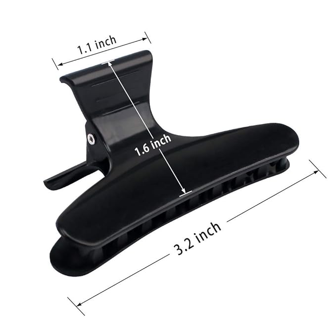 Ondder Hair Clips for Styling, Cutting, Coloring - Butterfly Claw Clamps and Pro Salon Accessories for Women and Girls