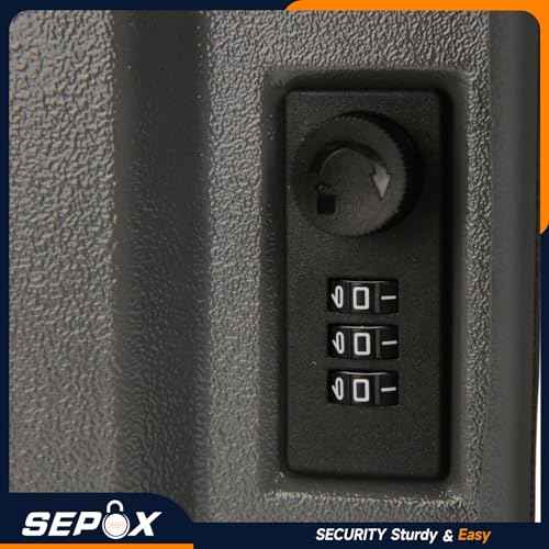 SEPOX¢ç 2Pc-Pack Wonderland Theme 8.5"x5"x2.2" Safe Book Lock Box, Steel Safe Box Combination Lock, Dorm-Safe & Versatile, Real Paper Cover, Sturdy Steel Interior, Storage for Cash & Valuables
