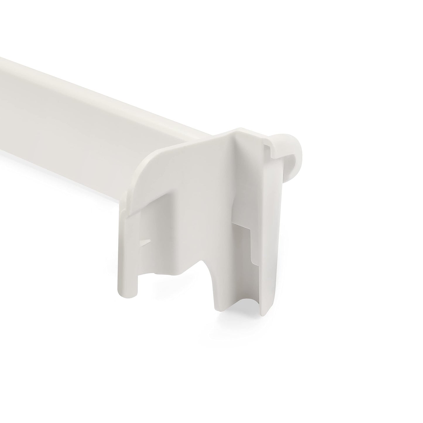 Kojem 240534701 240534901 Replacement Refrigerator Door Shelf Rail Compatible with Frigidaire Kenmore Refrigerator Rack Bar White (1X 240534701, 1X 240534901)