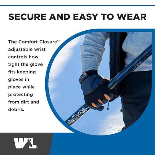 Wells Lamont FX3 Men's Extreme Dexterity Extra Wear Winter Work Gloves, Extra Large 7796