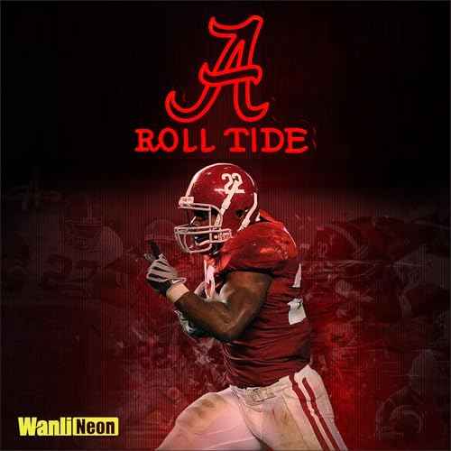 Roll Tide Neon Sign for Wall Decor, Football LED Lights Signs Sign for Bar Man Cave Bedroom Home Bar Shop Pub Bistro Party Hotel Game Room Decor Gifts, USB Powered