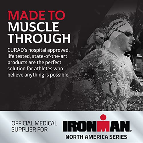 CURAD Performance Series IRONMAN Infrared Knee Support, Elastic Knee Sleeve for Pain Management, Compression Support for Recovery and Performance, Powered by CELLIANT Technology, Large/X-Large