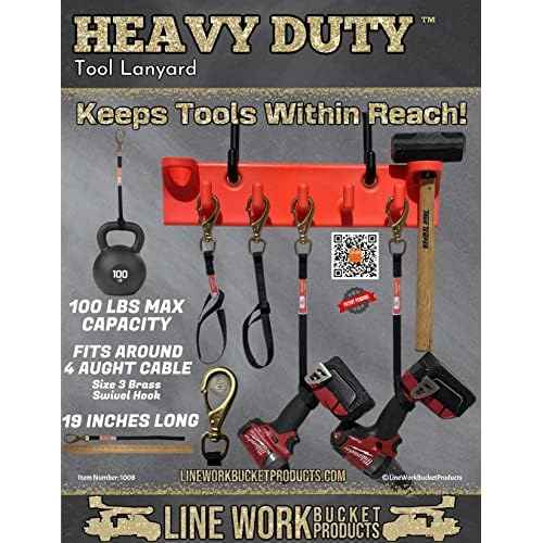 Heavy Duty Tool Lanyard (100lb Working Load Limit)