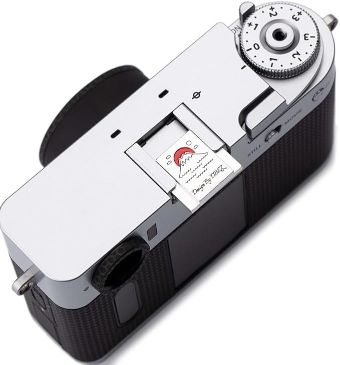 Camera Hot Shoe Cover/Shutter Button, Soft Release Button,Suitable for FUJIFILM XT5 XT4 XT3 XT30 XT20 X100V X100F XT100 X-E3 X-PRO2 X-PRO3 (Mountains and sea-Hot Shoe Cover)