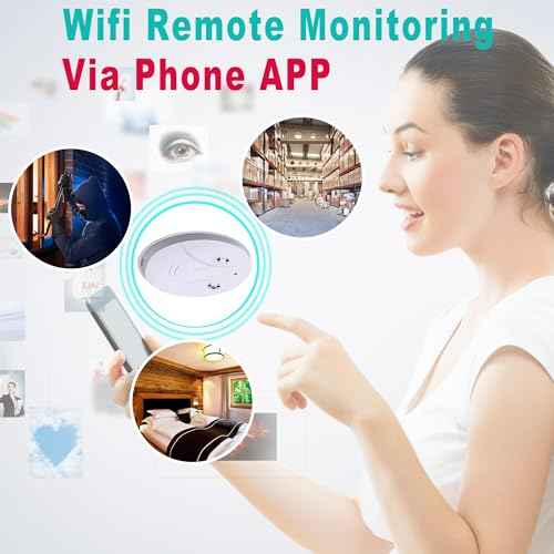 Smoke Detector Hidden Camera£¬Wireless Security Camera Dome Surveillance System with Night Vision,Motion Detection, for Home,Business, Baby Monitor