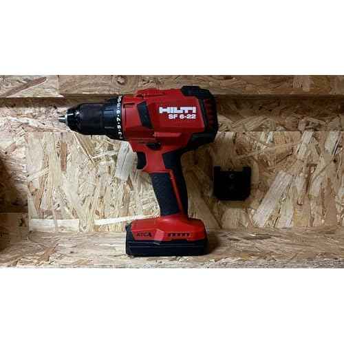 StealthMounts Tool Mounts for Hilti Nuron 22c | Tool Holders for Hilti Nuron 22v in Black | 4 Pack | Made in the United Kingdom