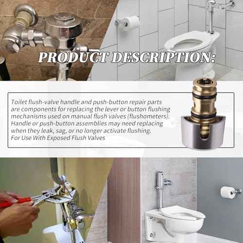 M950354-0020A Manual Override Button(1PCS) Compatible with Faucets Selectronic Valve,Chrome