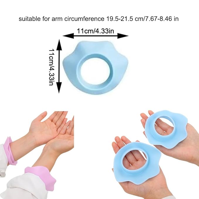 6 Pack Waterproof Face Wash Wristbands Silicone Arm Wrist Towels Arm Water Guards Spa Wash Band Wrist Bands for Washing Face Girls Kids Children Prevent Water from Spilling Down Your Arms