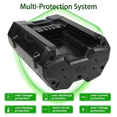 DTK Replacement for EGO 56V Battery BA2800 BA4200 BA1400 Compatible with 56 Volt Power Tools Batteries 5.3Ah