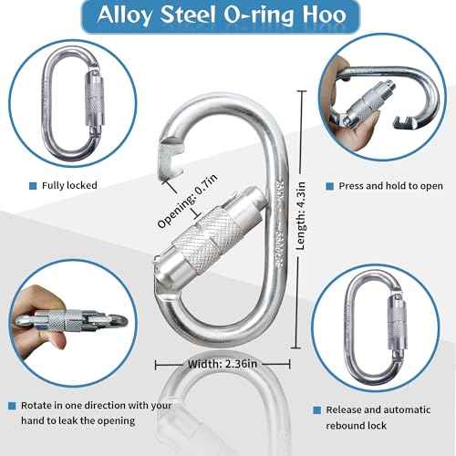 6FT Self Retracting Lifeline Fall Protection Retractable Safety Lanyard Rectracting Lifeline Personal Fall Arrest Protection ANSI Self Retractable Gear for Roofing Construction(Small Hook)