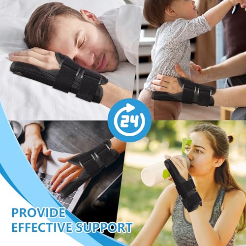 Pinky Finger Splint, Finger Splint for Pinky, Broken Pinky Finger Brace, Little Finger Splint, Metacarpal Finger Splint Hand Brace for Trigger Finger, Arthritis, Pinky Splint Left Hand, M