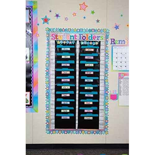 Teacher Created Resources Silver Sparkle Scalloped Border Trim (TCR8765)