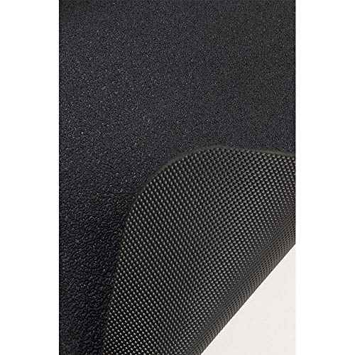 VersaTex Multi-Purpose Rubber Floor Mat for Indoor or Outdoor Use, Utility Mat for Entryway, Home Gym, Exercise Equipment, Tool Box Liner, Garage, Under-Sink, Patio, and Door Mat; 30" x 48", Black