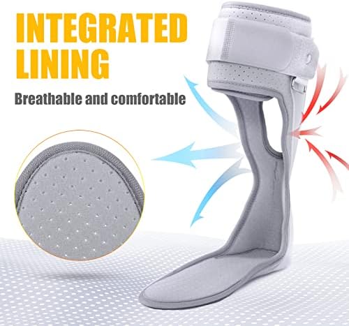 AFO Foot Drop Brace Ankle Foot Orthosis Medical Afo Walking with Shoes for Stroke Hemiplegia (Medium-Right)