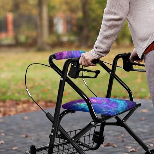LedBack Walker Accessories Rollator Seat Cushion Blue Purple Walker Seat Cover Walkers, Rollators & Accessories for Walkers for Seniors