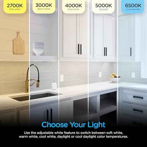 Enbrighten 36 inch Hardwired Under Cabinet Lights, 2385 Lumens, Five White Settings from (2700K-6500K), Full Range Dimmable, Under Counter Light, Linkable Under Counter Lights for Kitchen 82923-T1