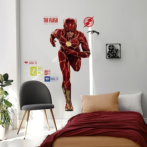 RoomMates RMK5406GM The Flash Peel and Stick Wall Decals
