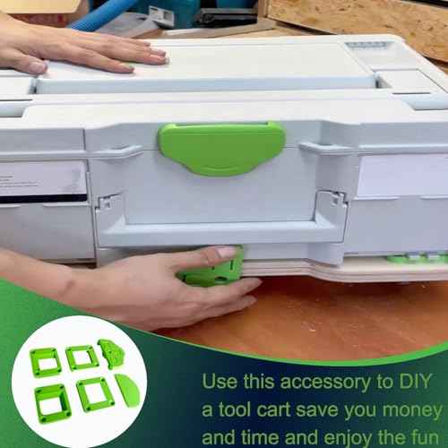 3D Printing Bottom Fixing Buckle for DIY Fun - Compatible with Festool Roll Board/Toolbox Cart, Systainer & Sortainer Modication (Only Buckle)