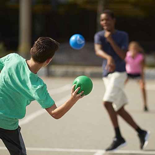 Franklin Sports Dodgeball Ball Set ? Superskin-Coated Foam Balls for Playground Games ? Small Dodgeballs for Gymnasium Games ? Easy-Grip Foam Balls ? Won¡¯t Shred or Tear for Hours of Fun