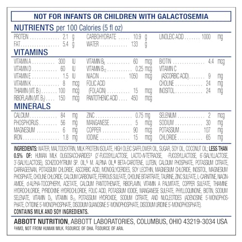 Similac 360 Total Care Sensitive Infant Formula for Fussiness & Gas Due to Lactose Sensitivity, Has 5 HMO Prebiotics, Baby Formula, Ready to Feed, 32-fl-oz Bottle, Pack of 6