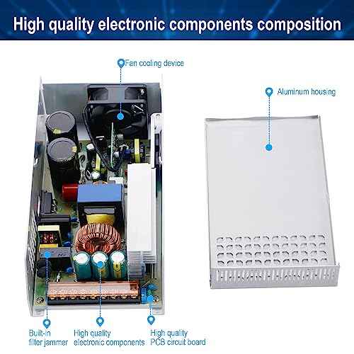 DC 48V 20.8A 1000W Switching Power Supply SMPS AC 110V / 220V-DC 48V Transformer Adapter, for LED Strip Light, CCTV Camera Security System,Computer Project of Industrial Power Supplies