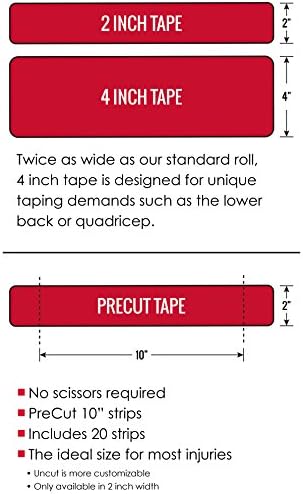 RockTape 2-Inch Extra Sticky Kinesiology Tape
