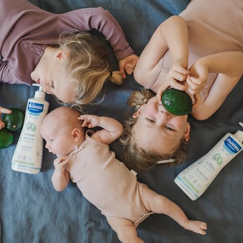 Mustela Hydra Bebe Body Lotion - Daily Moisturizing Baby Lotion with Natural Avocado, Jojoba & Sunflower Oil - 10.14 fl. oz.