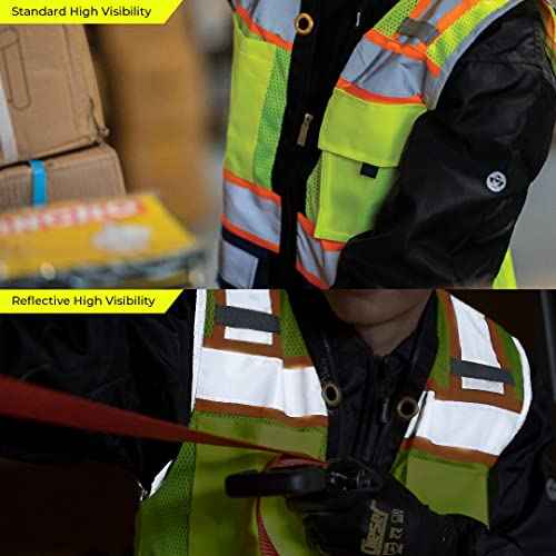 Shine Bright Safety Vest - High Visibility with Reflective Straps and Pockets ? Premium, Soft, Durable, and Breathable