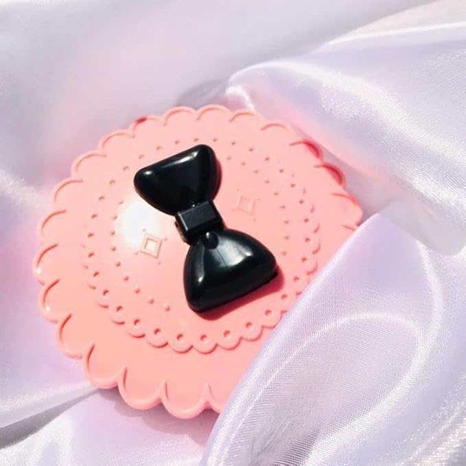 Cosmetic Case with Mirror Eyelash Case Makeup Storage Box Travel Cosmetic Bag Pink Place Eyelashes
