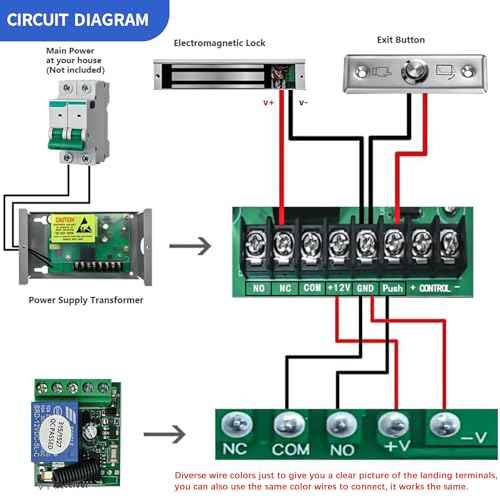 Upgrade Electric Magnetic Lock for Door 600lb Electromagnetic Door Lock Kit Access Control System, 2 Remote Control, Built-in Door Buzzer Entry System
