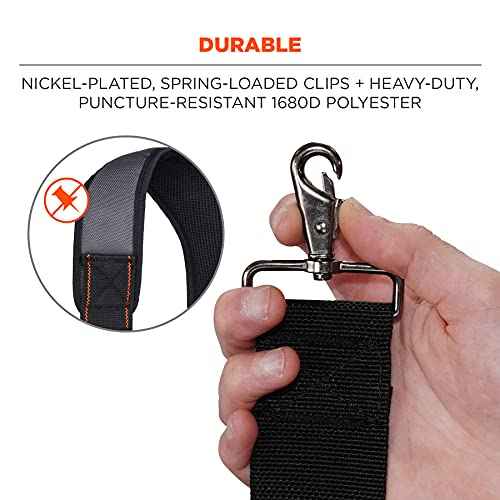 Ergodyne Arsenal 5560 Tool Belt Suspenders, Padded Shoulders, Adjustable , 36"-48"