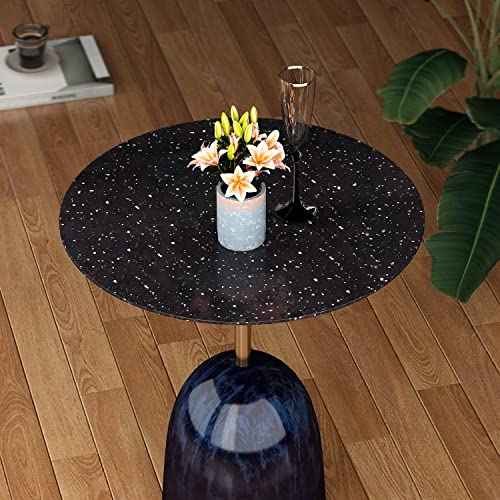 FunStick Galaxy Granite Contact Paper Peel and Stick Countertops Black Granite Countertop Contact Paper Waterproof Self Adhesive Marble Wallpaper for Kitchen Bathroom Sink Cabinets Table 15.7"x78.7"