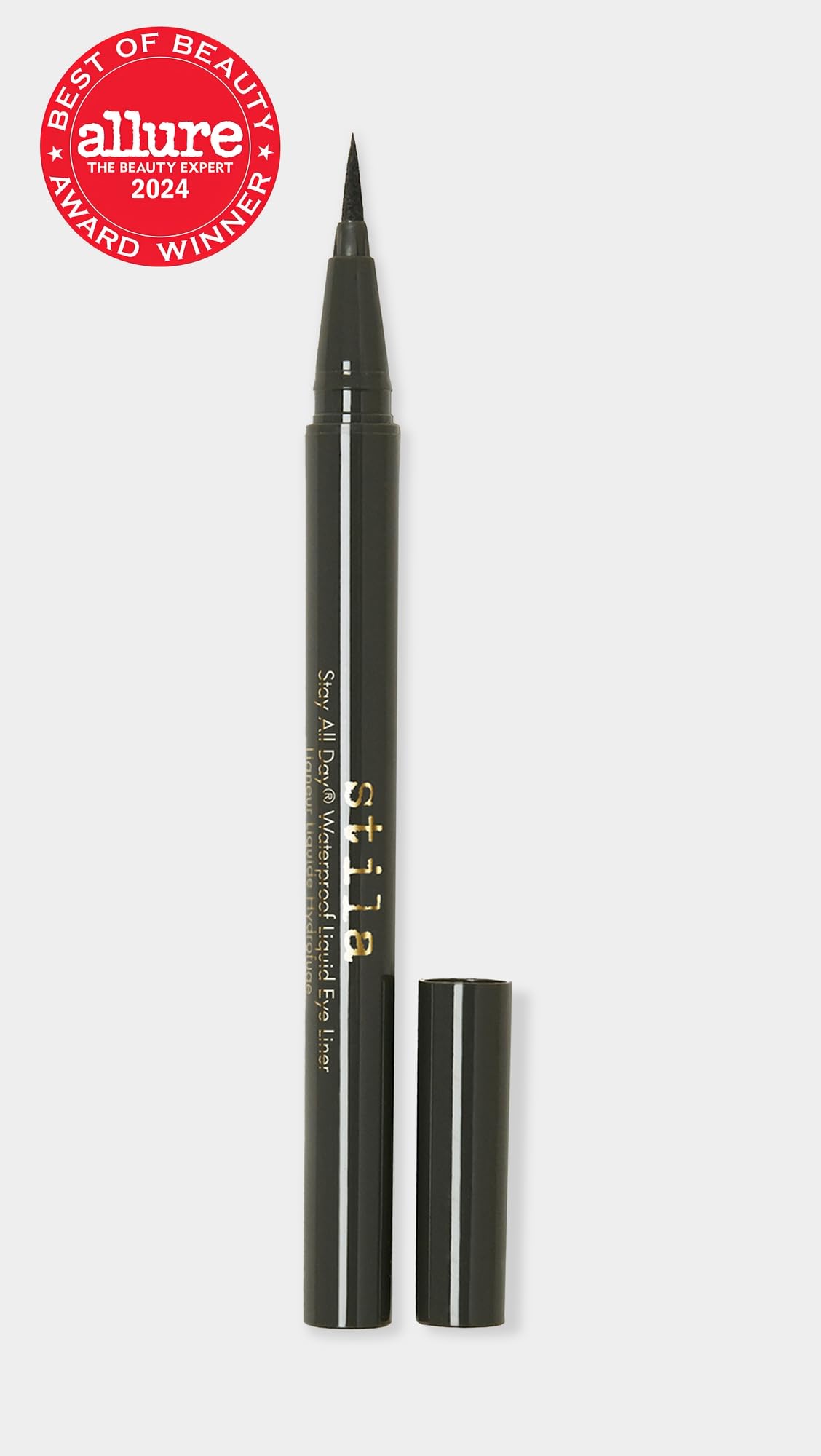 stila Waterproof Liquid Eye Liner, Stay All Day Makeup with Fine Brush Tip | Lasting Satin Finish, Smudge-Proof & Transfer-Resistant