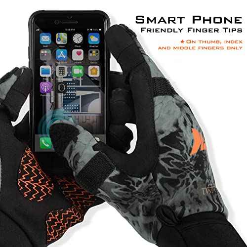 KastKing Mountain Mist Cold Winter Weather Fishing Gloves for Men and Women - Ideal for Ice Fishing, Photography, or Hunting