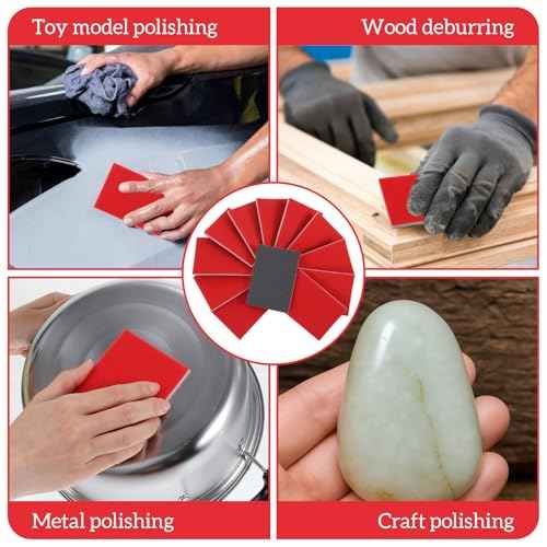 24 Pcs 320-2500 Fine Grit Sandpaper, Ultra Fine Sanding Sponges Pads, Wet Sanding Block, Sand Paper for Wood Furniture, Drywall Sandpaper, Soft Foam Sand Block Model Metal Furniture Polishing