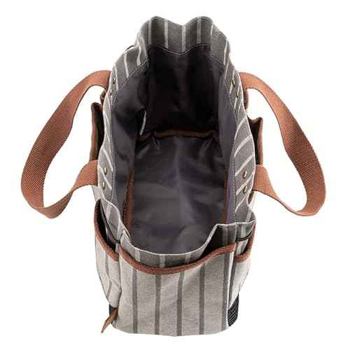 Sophie Conran Burgon & Ball Garden Tool Storage Bag with 8 Pockets, Grey