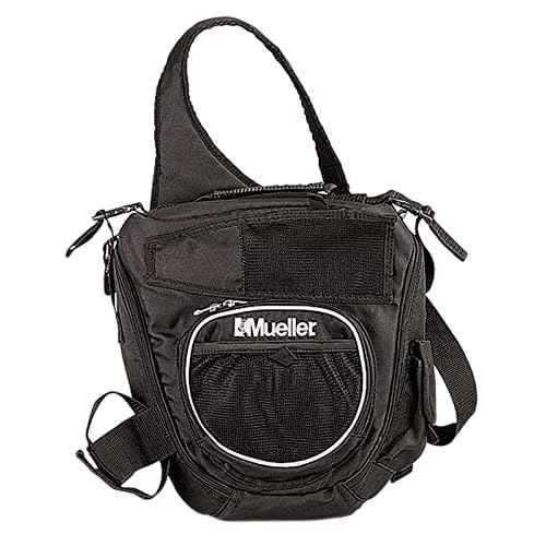 MUELLER Sports Medicine Medi Kit Sling Bag for Men and Women, Athletic Training Kit Bag Only, Medical Supply Bag for Sports Teams, Over the Shoulder Medical Pack, Black, One Size