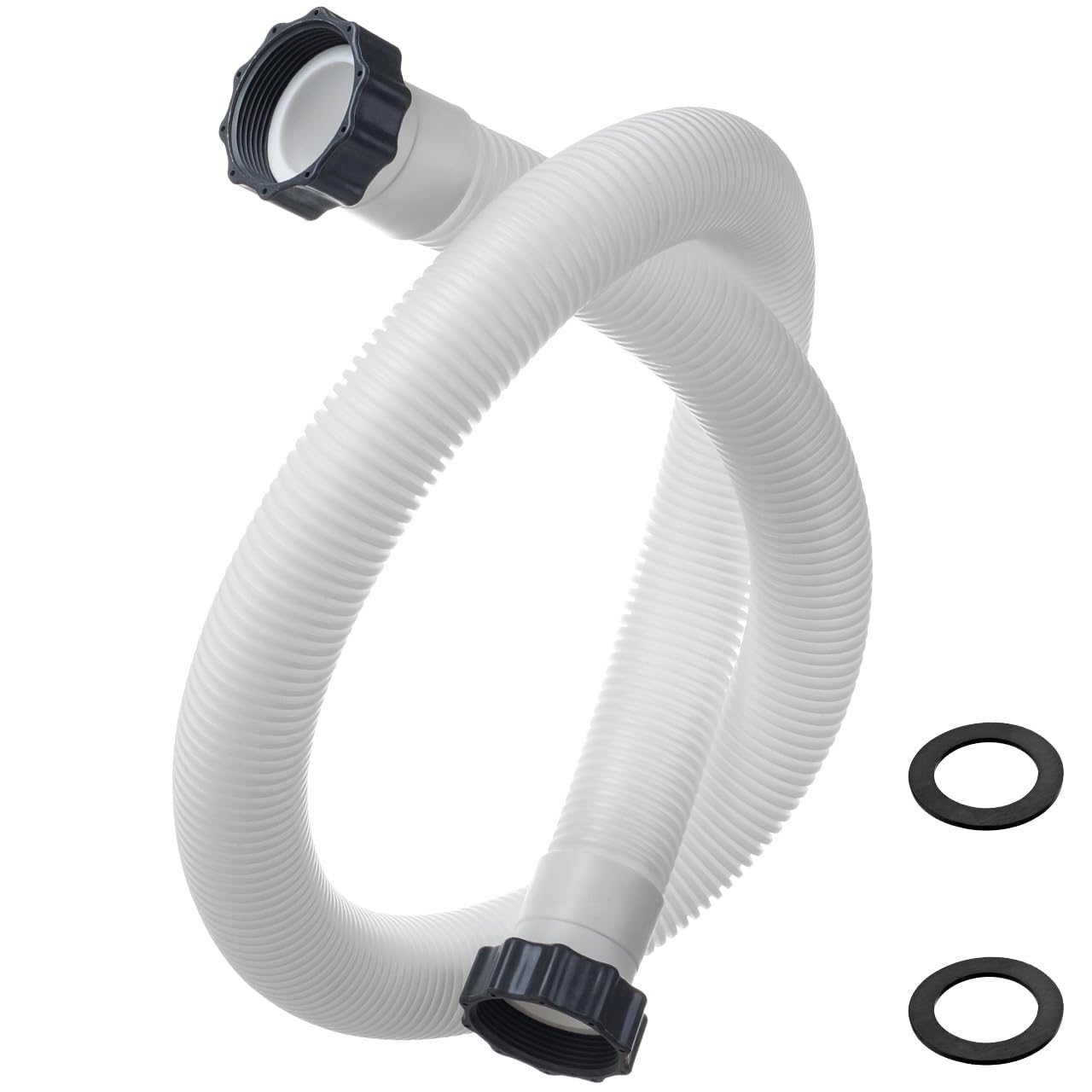 1.5" Diameter 29060E Pool Pump Replacement Hose for Intex Filter Pumps Sand Pump & Saltwater Systems - 59" Long(1 Pack)